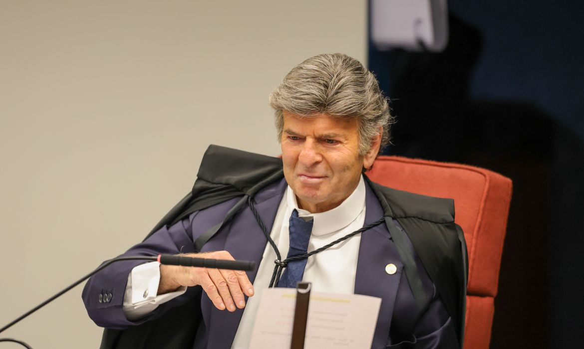 Fabio Rodrigues-Pozzebom/ Agência Brasil Brasília (DF) 09/09/2025 - O ministro Luiz Fux durante sessão da Primeira Turma do Supremo Tribunal Federal (STF) que retoma o julgamento dos réus do Núcleo 1 da trama golpista Foto: Fabio Rodrigues-Pozzebom/ Agência Brasil