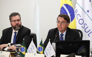 O presidente da República, Jair Bolsonaro, participa da  LVI Cúpula de Chefes de Estado do Mercosul e Estados Associados (videoconferência).