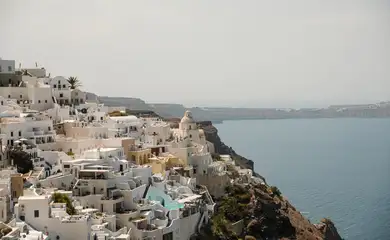 GREECE - SANTORINI - TOURISM - THIRA VIEW