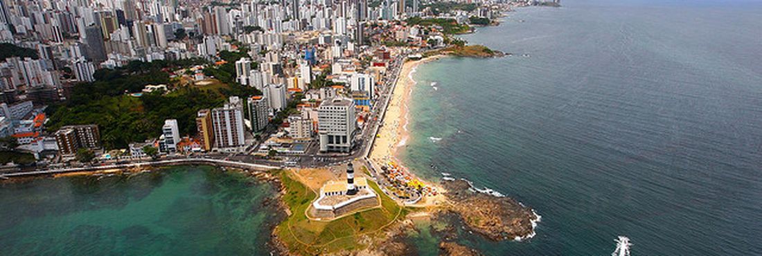 Vista de Salvador, capital da Bahia