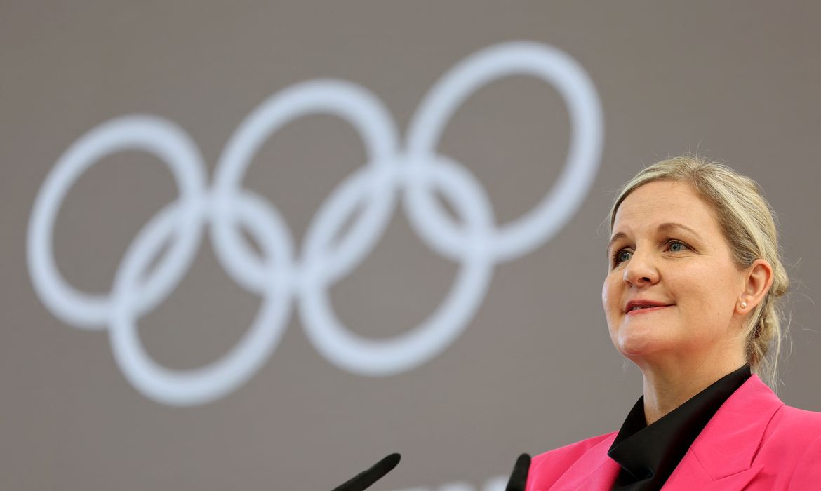 Kirsty Coventry em Lausanne
 23/6/2025    REUTERS/Pierre Albouy