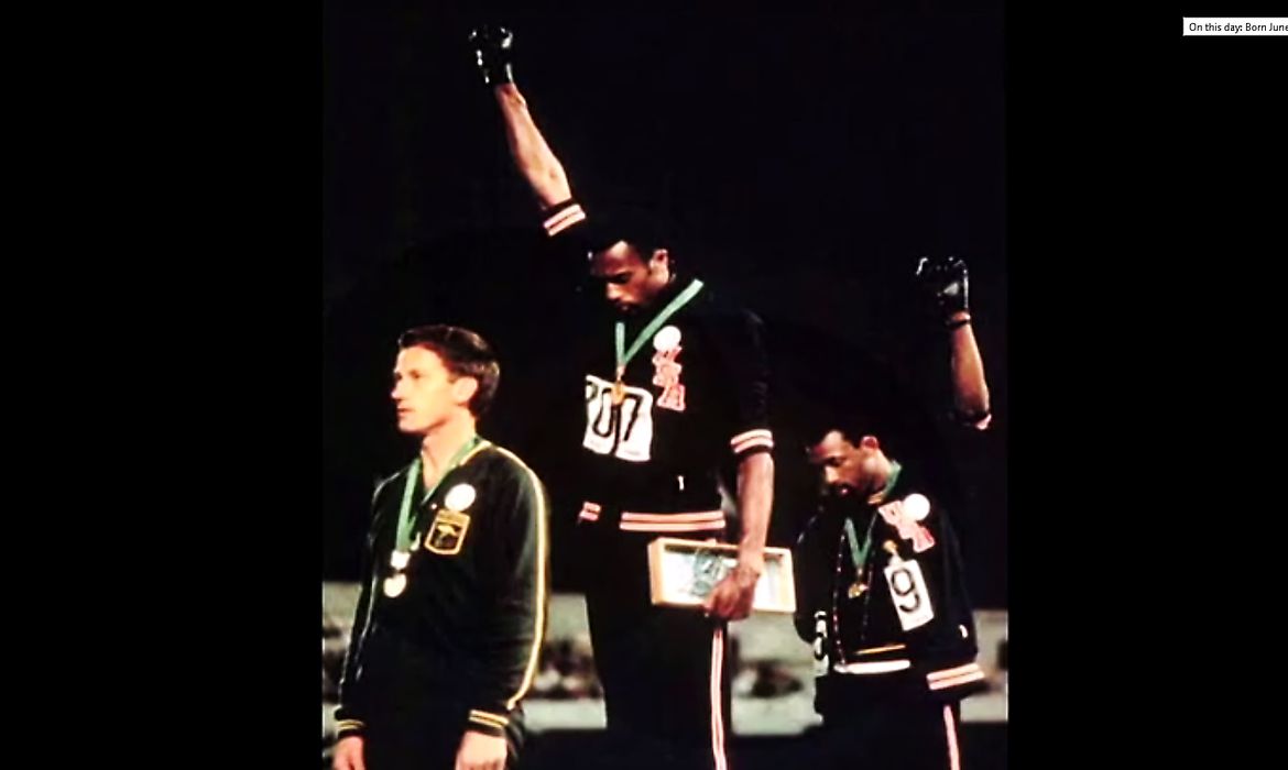 On this day: Born June 6, 1944: Tommie Smith, American sprinter
