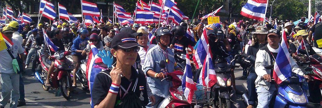 Onda de protestos contra o governo da Tailândia chega ao nono dia