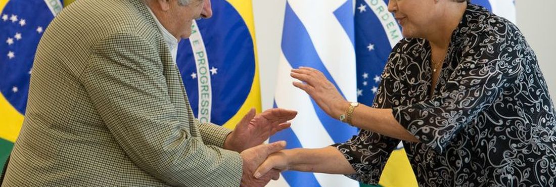Presidenta Dilma recebe o presidente do Uruguai, José Mujica