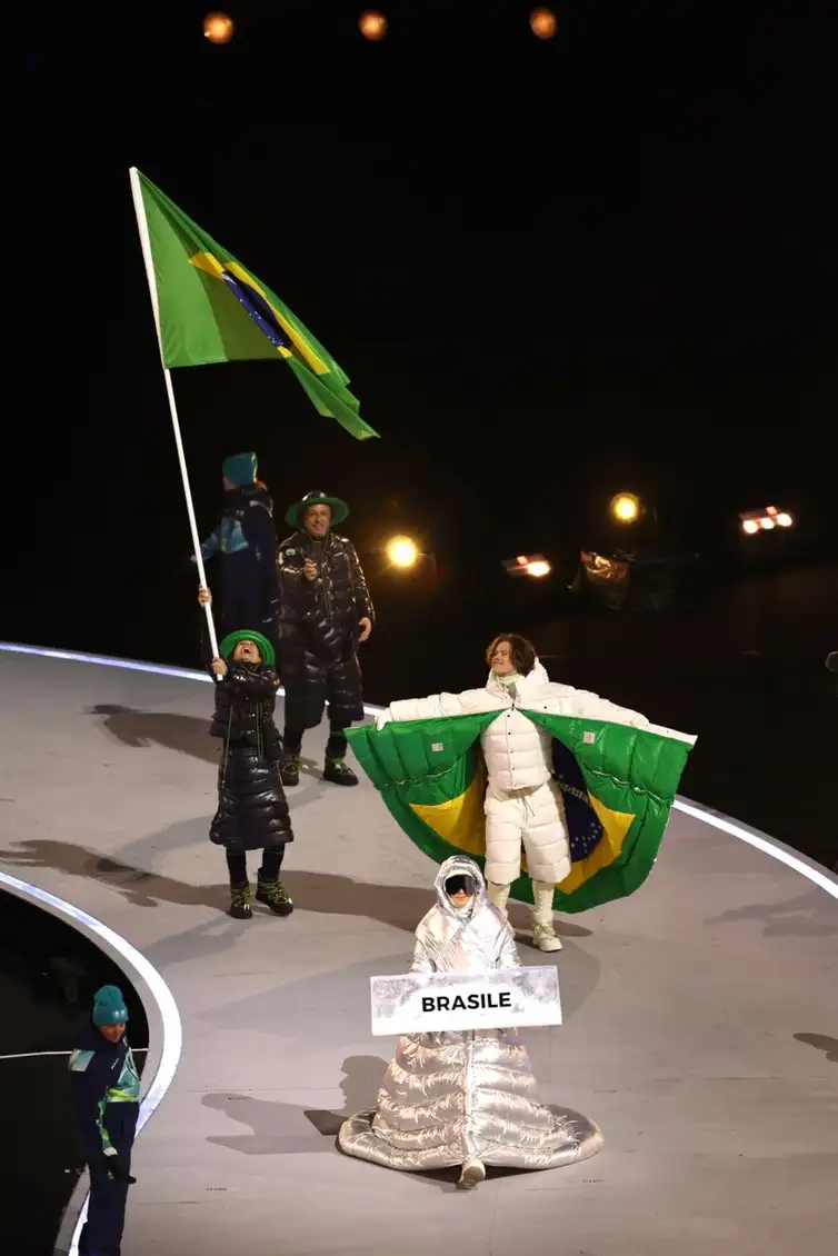 Lucas Pinheiro - Jogos de Inverno 2026 - cerimônia de abertura