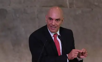 Rio de Janeiro (RJ), 13/03/2023 - O ministro do Supremo Tribunal Federal e presidente do Tribunal Superior Eleitoral, Alexandre de Moraes, participa do seminário Liberdade de Expressão, Redes Sociais e Democracia, no Centro Cultural da Fundação Getulio Vargas, zona sul da cidade. Foto:Tânia Rêgo/Agência Brasil