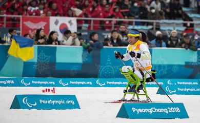 11.03.2018 - Jogos Paralimpicos de Inverno  - PyeongChang2018 - Cross Country W12km - Aline Rocha (BRA). Foto: Marcio Rodrigues/MPIX/CPB.