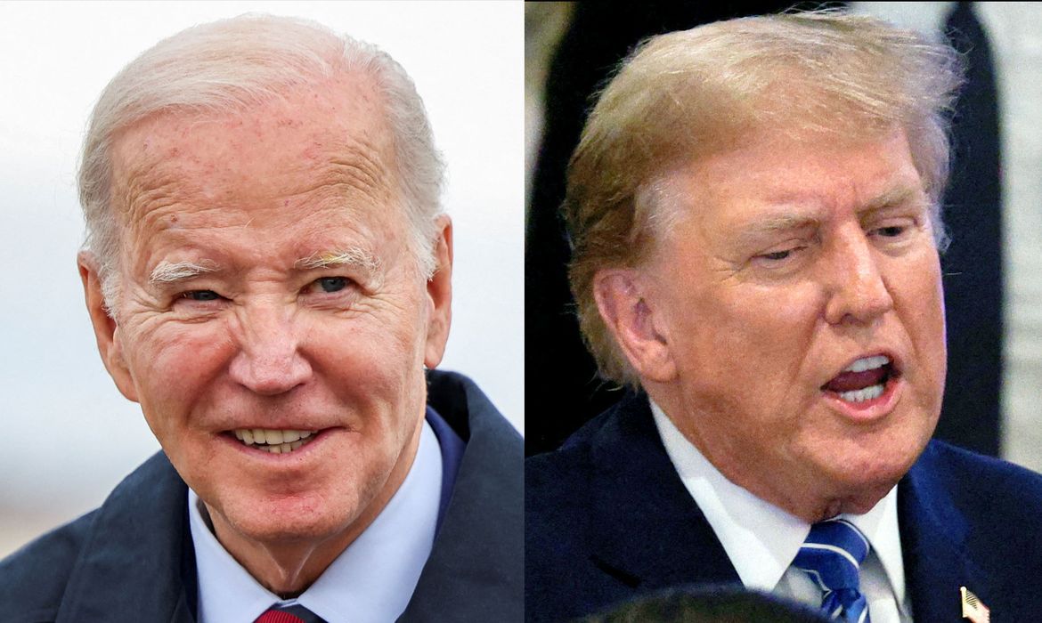 ELEIÇÕES NOS ESTADOS UNIDOS – BIDEN E TRUMP – Candidatos às próximas eleições norte americanas, Joe Biden e Donald Trump. Fotos: Reuters