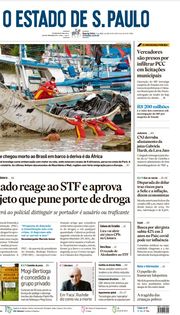 Capa do Jornal O Estado de S. Paulo Edição 2024-04-17