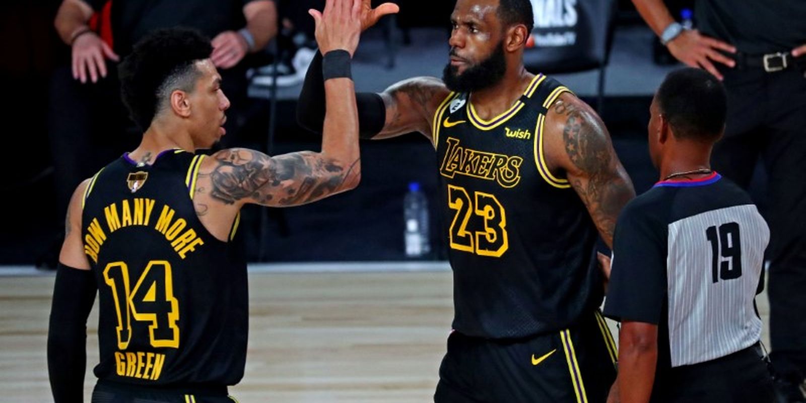 Camiseta lakers sales 2020 negra