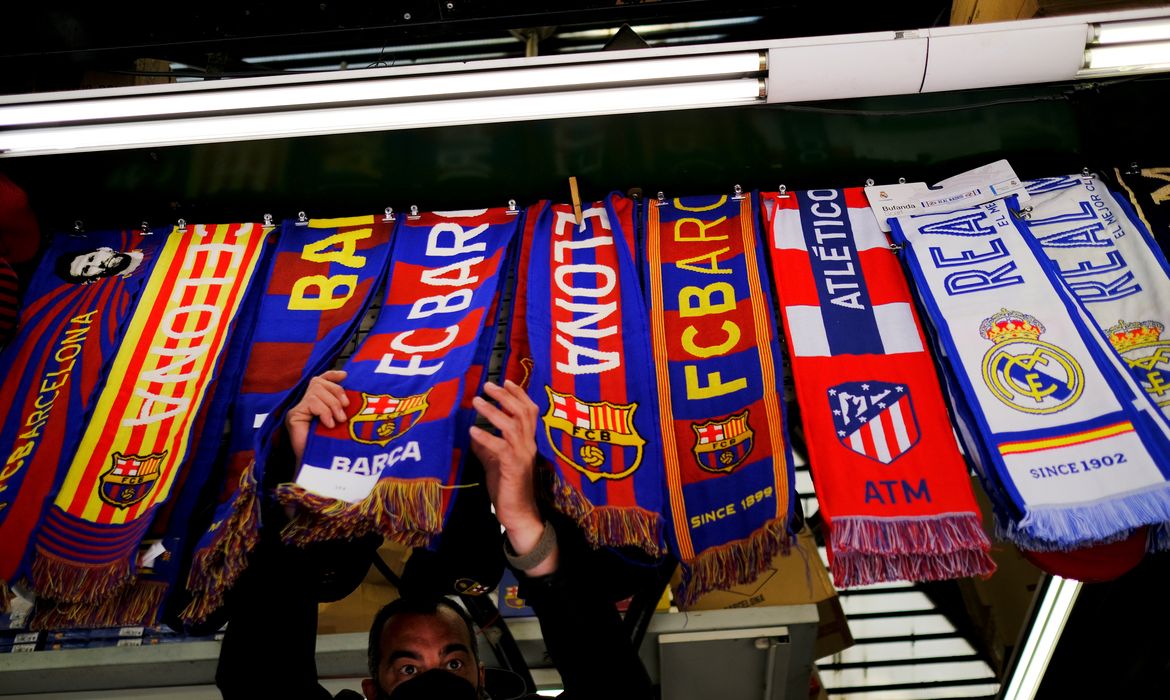 Faixas de clubes europeus