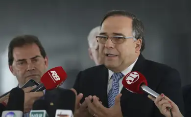 Brasília -  O assessor da Presidência da República Sandro Mabel, fala sobre a criação do Fórum Nacional do Desenvolvimento Produtivo, no Palácio do Planalto (Antonio Cruz/Agência Brasil)