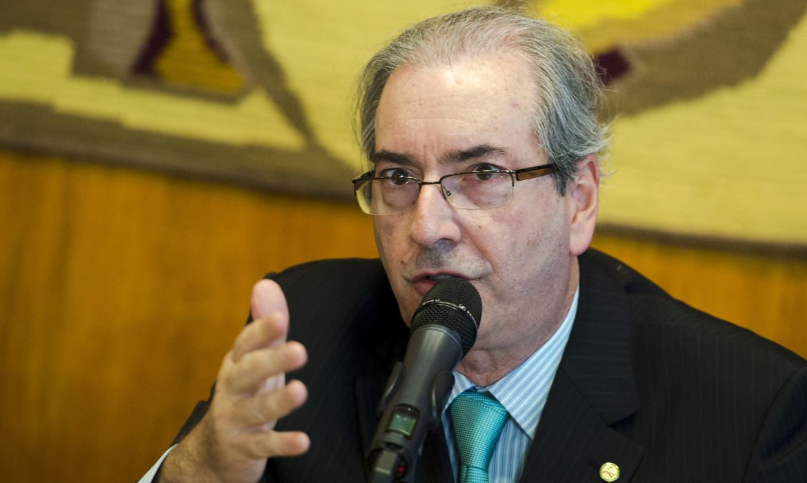 Brasília - O Presidente da Câmara dos Deputados, Eduardo Cunha, durante reunião de líderes (Marcelo Camargo/Agência Brasil)